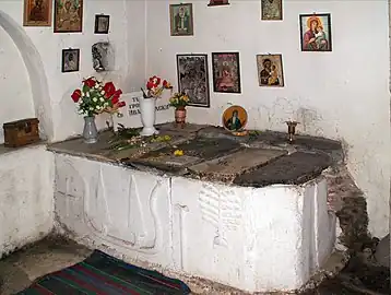 The tomb of John of Rila, near Rila Monastery.