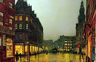 John Atkinson Grimshaw, Boar Lane, Leeds, 1880s