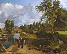 Image 23Flatford Mill ('Scene on a Navigable River') by John Constable, c. 1816 (from Culture of England)