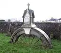 The unusual 'cartwheel' memorial to John Wills JP