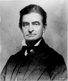 John Brown, an abolitionist who advocated armed insurrection to overthrow the institution of slavery.  He organized the Pottawatomie massacre (1856) and was later executed for leading an unsuccessful 1859 raid on Harpers Ferry, West Virginia.