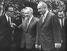 Image 3Former U.S. president Lyndon Johnson meets Alexei Kosygin in Glassboro (1967) (from History of New Jersey)