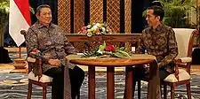 Image 48The batik shirt, as worn by the 7th Indonesian President Joko Widodo and the 6th Indonesian President Susilo Bambang Yudhoyono (from Culture of Indonesia)