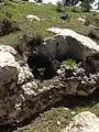 A fortification in the Turkish trenches at the battle site