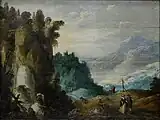 J. de Momper, Mountain landscape