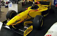 Jordan introduced nose arts from 1997 to 2001, this is a Jordan 197 painted with Bitten Hisses livery