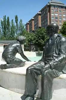 Sculpture of Guillén in the Gardens West of Valladolid