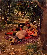 Under the oranges 1900