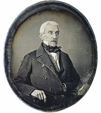 Photo of an aged José de San Martín