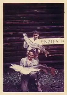 Joseph and Thomas Rescigno with fish