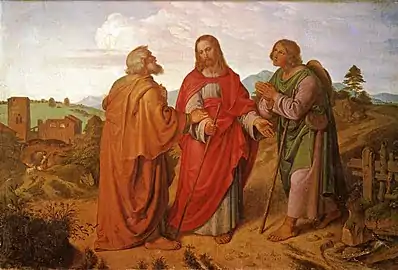 Der Gang nach Emmaus, Joseph von Führich, 1837