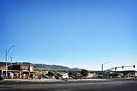 Downtown Joshua Tree looking southwest