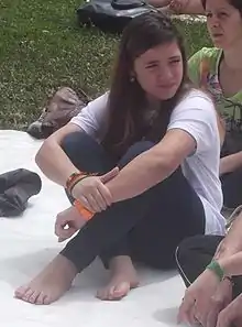 A Brazilian youth in an urban city park