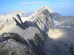 Inner Höllentalspitze (left front, 2,741 m)