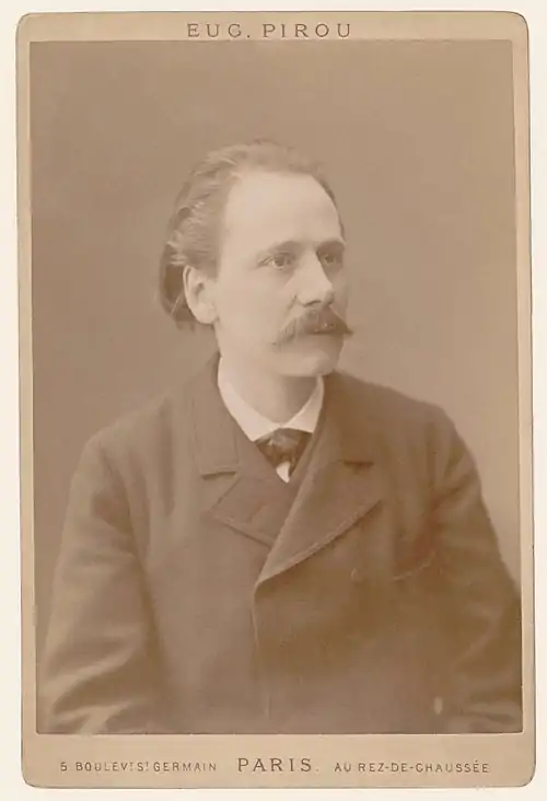 Image 6Jules MassenetPhotograph credit: Eugène Pirou; restored by Adam CuerdenJules Massenet (12 May 1842 – 13 August 1912) was a French composer of the Romantic era, best known for his operas. Between 1867 and his death, he wrote more than forty stage works in a wide variety of styles, from opéra comique to grand depictions of classical myths, romantic comedies and lyric dramas, as well as oratorios, cantatas and ballets. Massenet had a good sense of the theatre and of what would succeed with the Parisian public. Despite some miscalculations, he produced a series of successes that made him the leading opera composer in France in the late 19th and early 20th centuries. By the time of his death, he was regarded as old-fashioned; his works, however, began to be favourably reassessed during the mid-20th century, and many have since been staged and recorded. This photograph of Massenet was taken by French photographer Eugène Pirou in 1875.More selected pictures