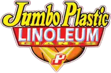 Jumbo Plastic Linoleum Giants logo