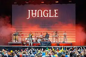 Jungle performing in Oslo in 2022