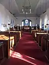 View towards the altar in St Patrick's Church