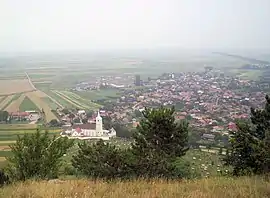 The village from the peak Perkő