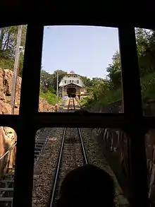 Approaching the Königstuhl funicular station