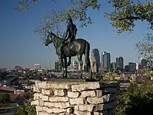 The Scout (1910) at Penn Valley Park in Kansas City, Missouri