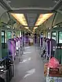 Interior of Siemens Desiro train.