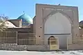 Main entrance of the Gonbad Kabud Mosque