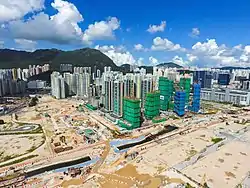 The Kai Tak Development site in July 2017.