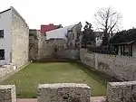 Remains of the aula regia in the Imperial Palace Ingelheim