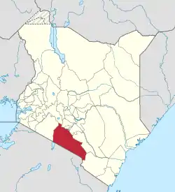 Location in Kenya