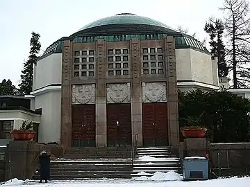 The chapel at Kalevankangas Cemetery