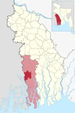 Location of Kaliganj