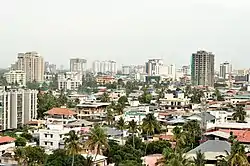 An aerial view of Kaloor