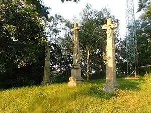 Calvary in Napajedla, Czechia.