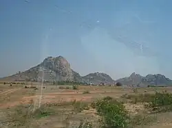 Akkammagari Konda and surrounding Hills.