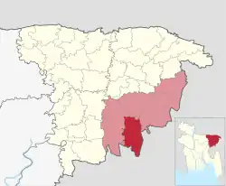 Location of Kamalganj