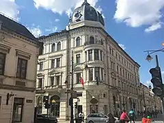 Historic apartment building of the Scheibler family