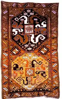 A Karabagh carpet of the Malibayli sub-group. Malibayli village of Shusha, 1813