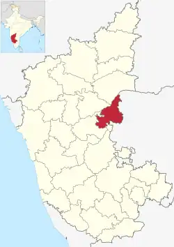 Location in Karnataka