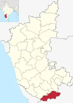 Location in Karnataka