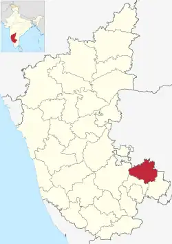 Location in Karnataka