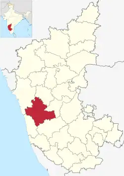 Location in Karnataka