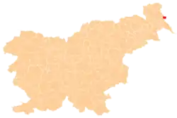 Location of the Municipality of Kobilje in Slovenia