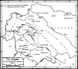 Kashmir Sultanate along with it's sub-divisions