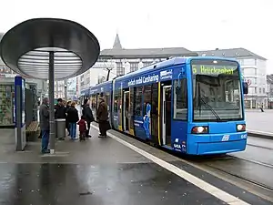 An 8(Z)NGTW unit at 'Königsplatz'