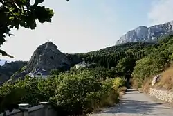 Crimean Mountains and nature near Berehove