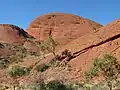 In the Valley of the Winds walk at Kata Tjuṯa / Mount Olga.