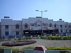 Kamakhya–Lokmanya Tilak Terminus AC Express entering Katihar