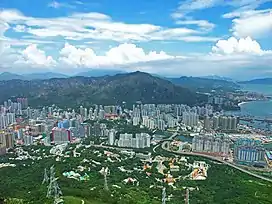 Day view of the Tuen Mun District skyline