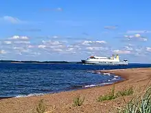 Image 71A sandy beach of Kaunissaari (from List of islands of Finland)